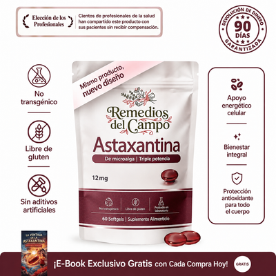 Astaxantina: el antioxidante más poderoso de la naturaleza para el bienestar integral y la protección celular